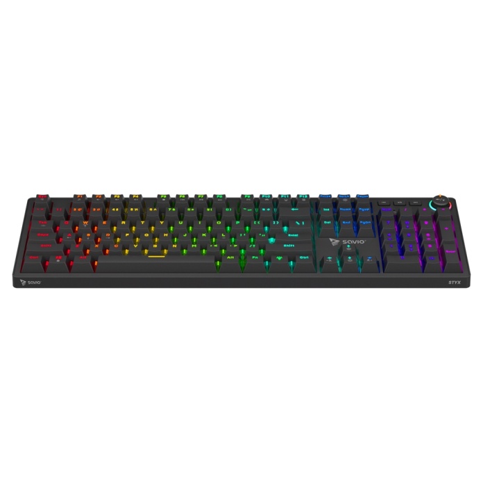 podświetlenie RGB z 21 trybami w klawiaturze mechanicznej SAVIO STYX